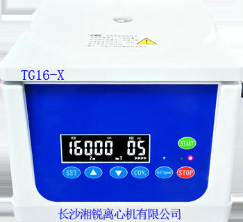 TG16-X Desktop Micro High Speed Centrifuge Machine 16000r/Min Max Speed