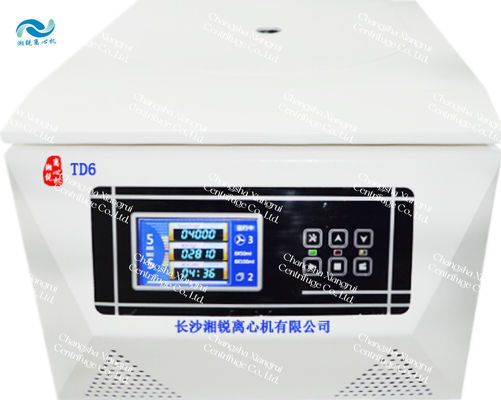 CE Certified Lab Medical Centrifuge Machine 4x1000ml Rotor Capacity 6060xg force